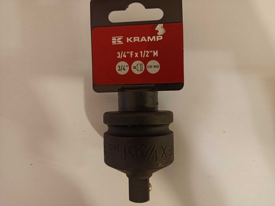 Redukcja nasadek udarowych, 3/4" x 1/2” KRAMP Redukcja udarowa