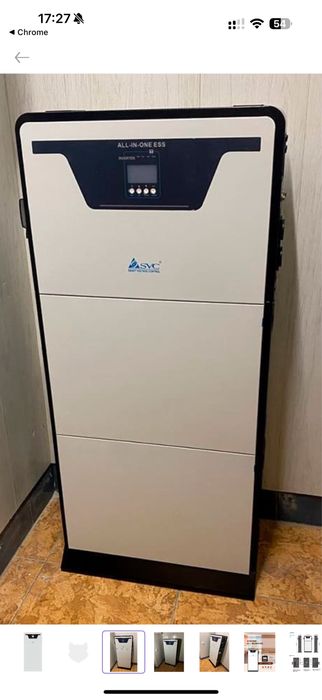 ТЕПЛО В ДОМІ | НОВА ESS STACKED RPS 5 кВт + 10.24 kWh | All-in-One