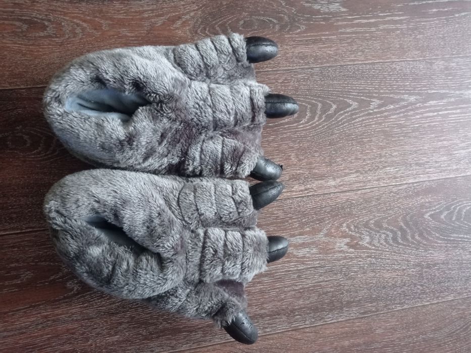 Тапки с когтями мягкие