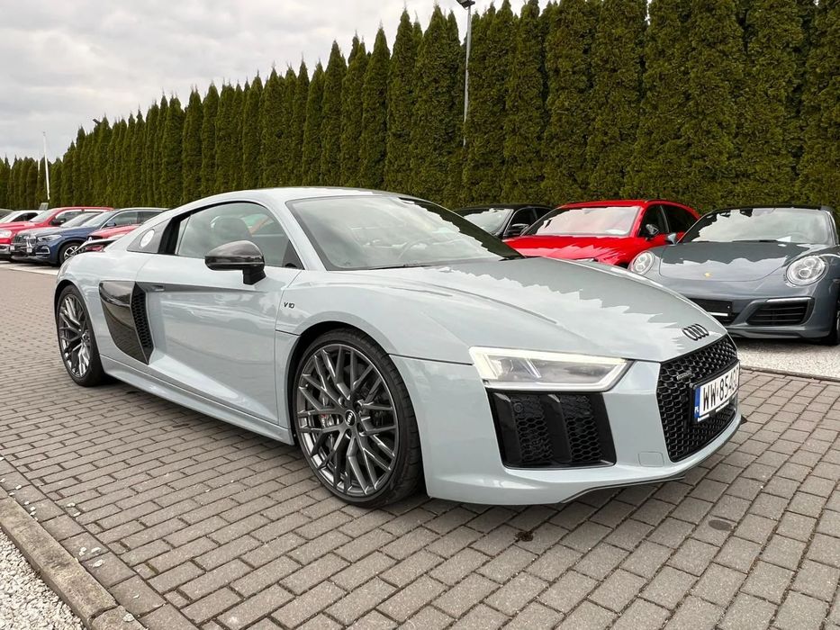 Audi R8 Coupé SALON POLSKA*V10 610KM 5.2+*Carbonowe listwy*Hamulce Ceramiczne*
