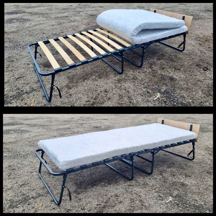 Кровать складная Раскладушка Розкладушка Ліжко Розкладачка з матрацом