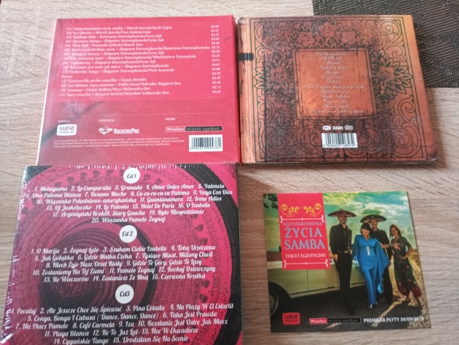 Zestaw płyt Tercet Egzotyczny plus autograf nowe w folii