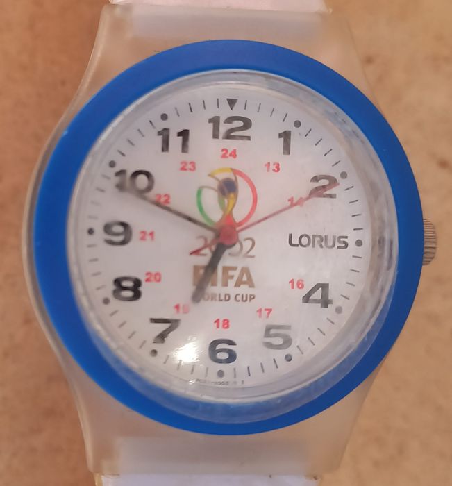 Relógio novo de pulso da Lorus Mundial 2002