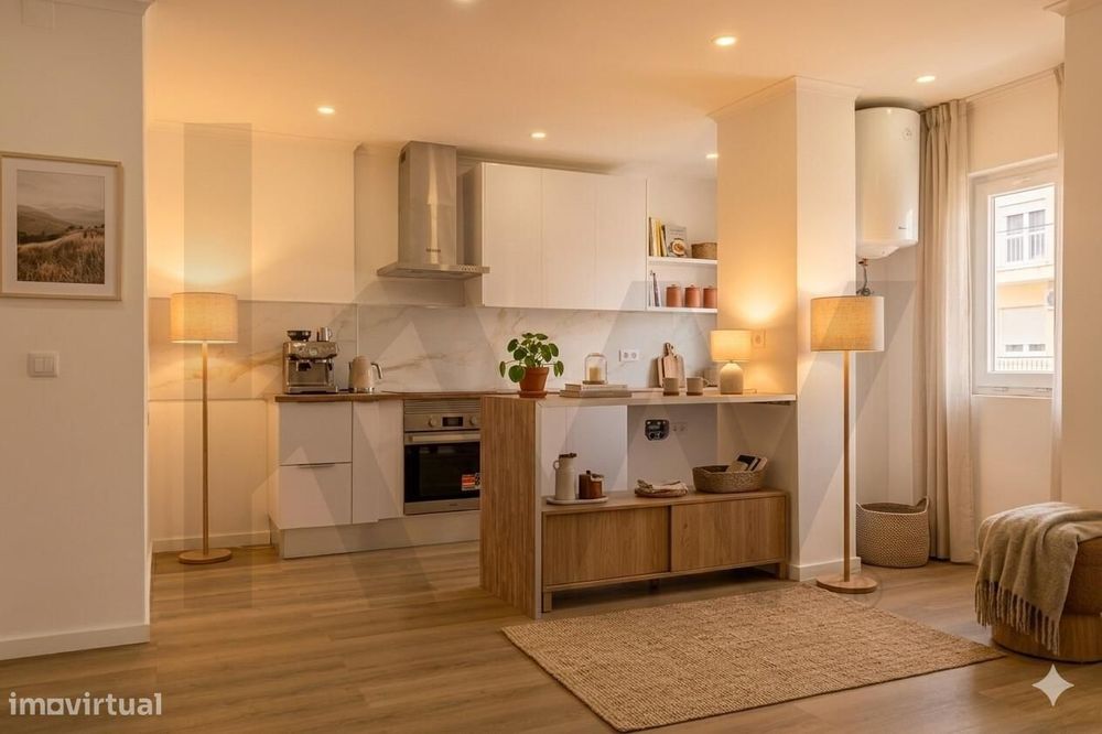 Apartamento T2 no Lavradio || Remodelado a estrear