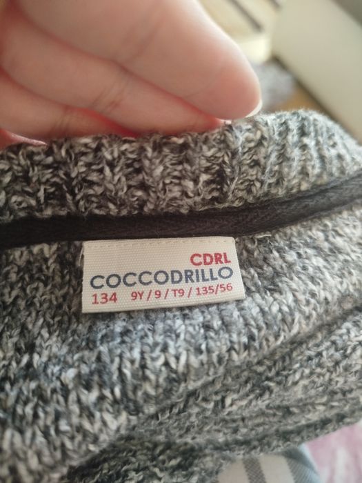 Sweter rozpinany kardigan r 134 Coccodrillo