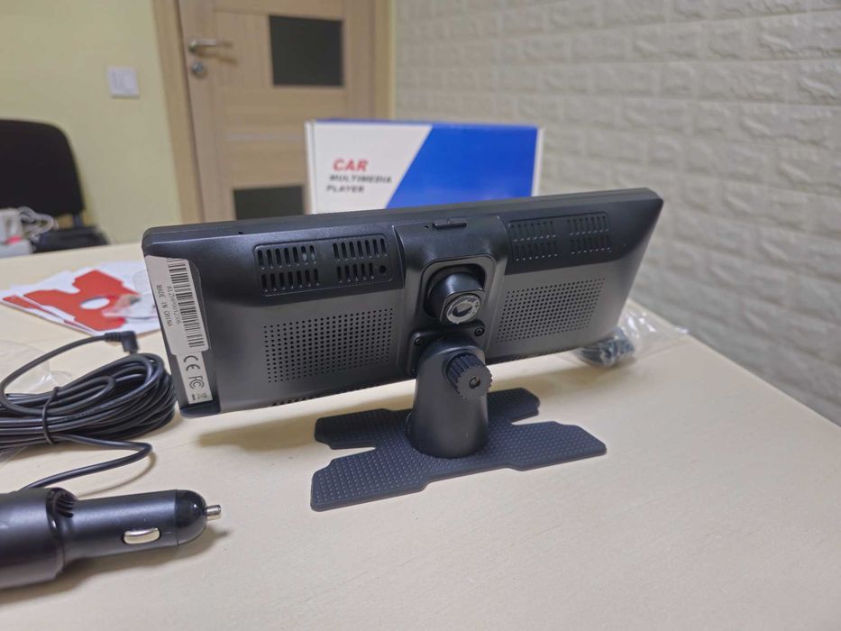 Авто монітор (плеєр) 10" PODOFO A3073 IPS з 2-ма камерами