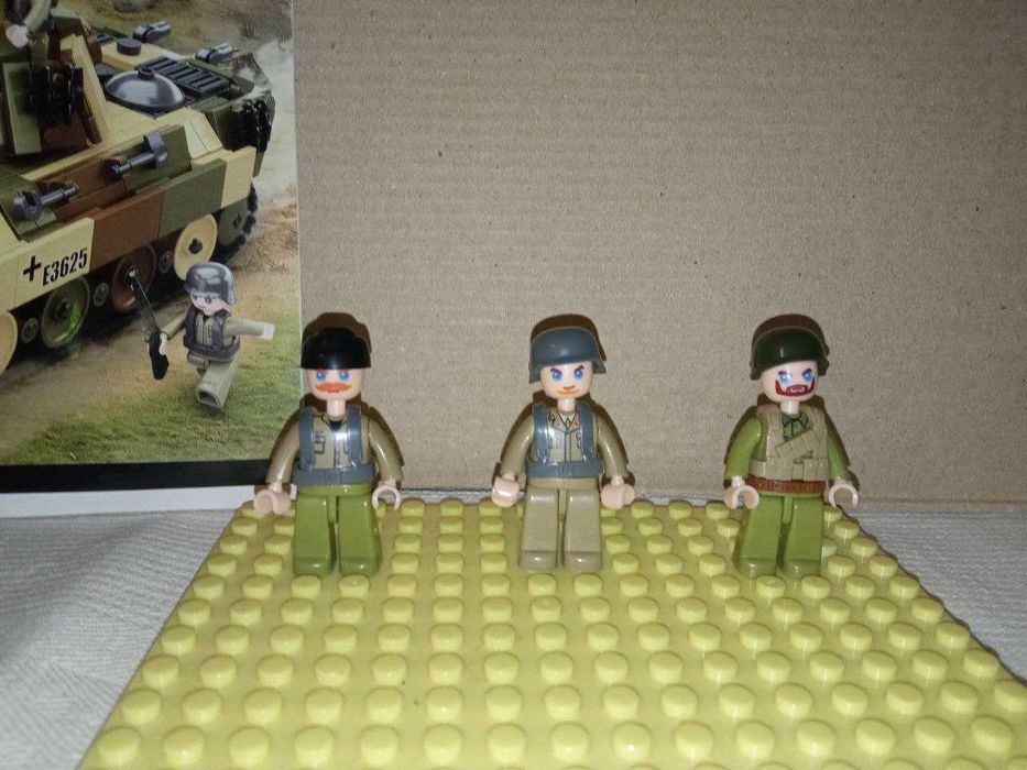 Sluban Army конструктор бойовий танк, військова техніка для дітей LEGO