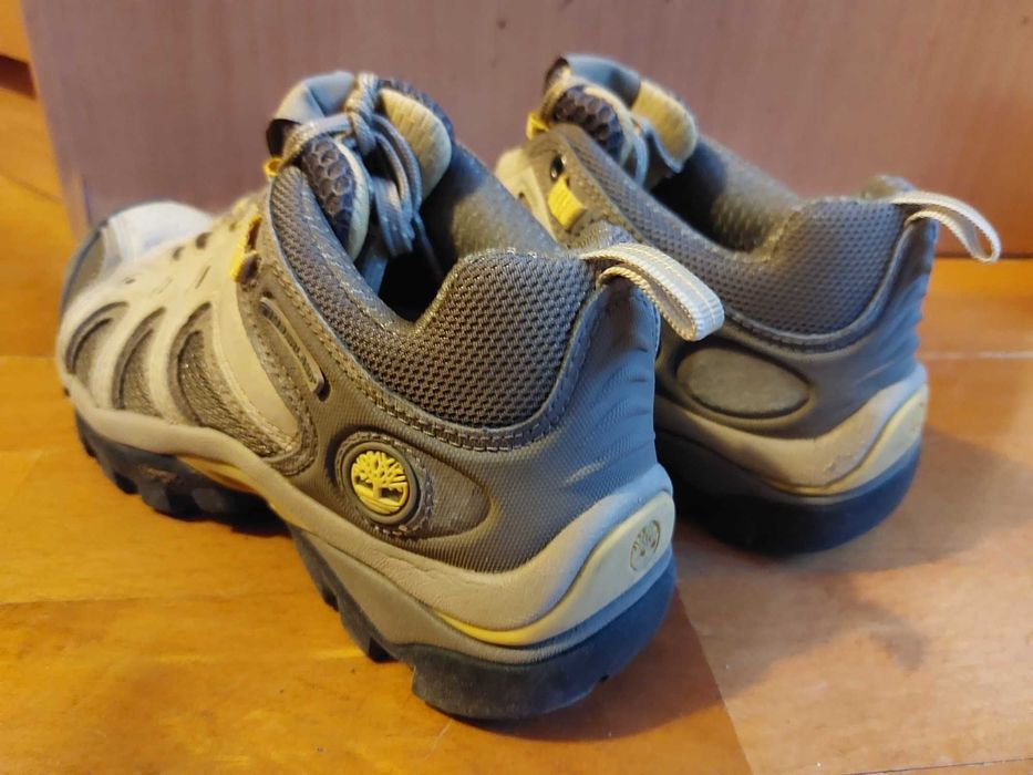 Ténis Timberland – Número 36 - Cinzento e amarelo – Rapariga Mulher