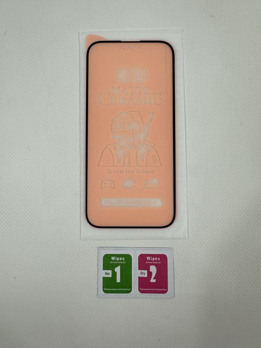 Защитное стекло на айфон, iphone 14 pro матовая керамика