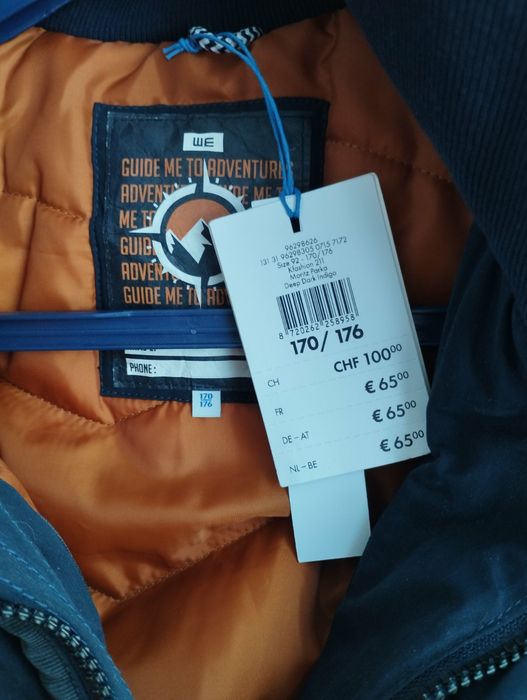 Зимова чоловіча куртка парка WE