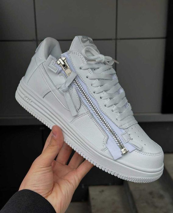 (БЕЗ ПЕРЕДОПЛАТИ)Nike Lunar Force 1 Low Acronym White Найк Лунар Форси