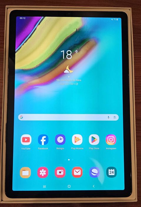 Samsung Galaxy Tab S5e + Capa Original - Como Novo