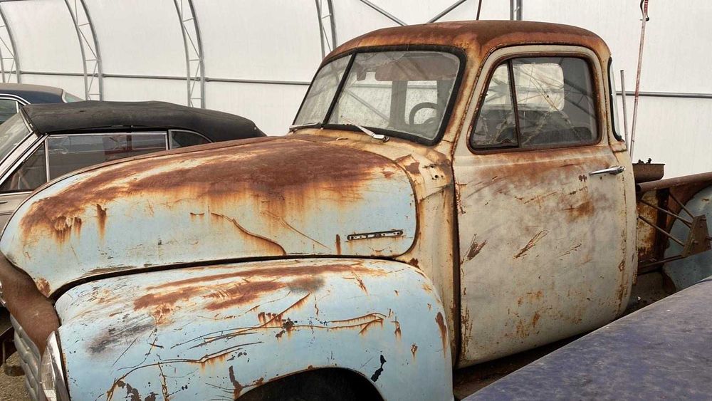 GMC 4500 Pick Up 1948r patyna wieloryb Five window