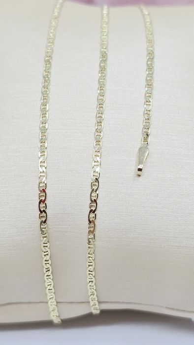 Złoty łańcuszek splot Gucci pełny próba 585 14k waga 2.50 g