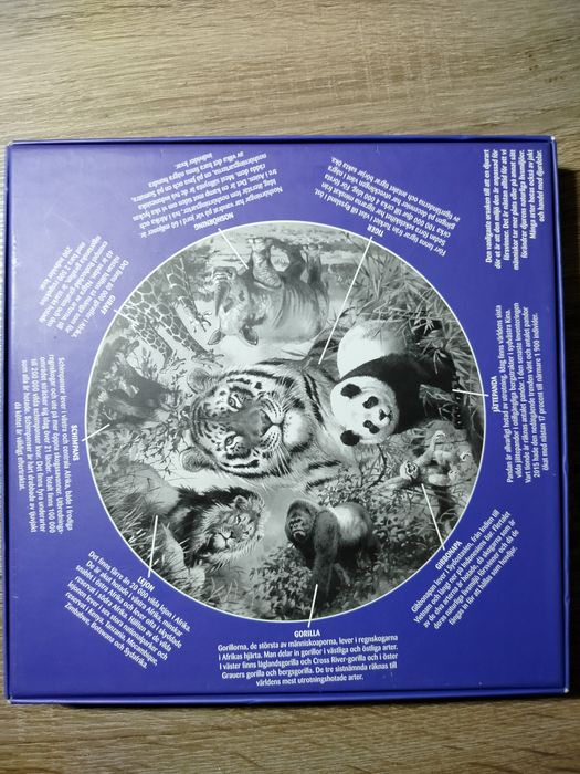 Puzzle okrągłe zwierzęta 500