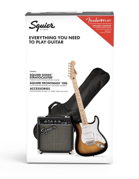 Fender Squier Sonic Stratocaster Pack Color Sunburst