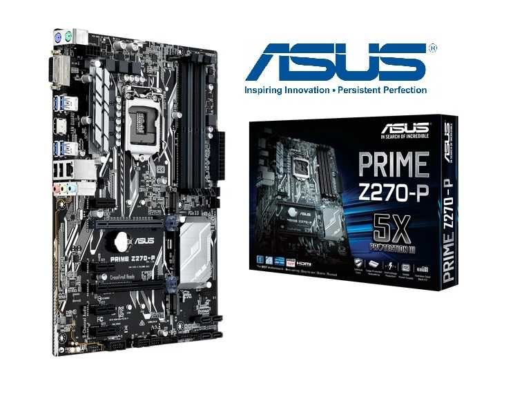 Материнская плата Asus Z270-P s-1151 Intel (B250 H270 H110 H170 Z170)