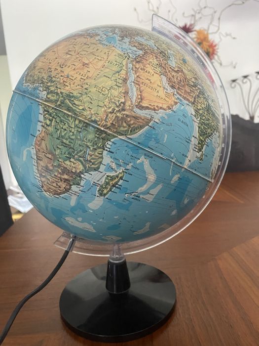 Globo terrestre electrificado