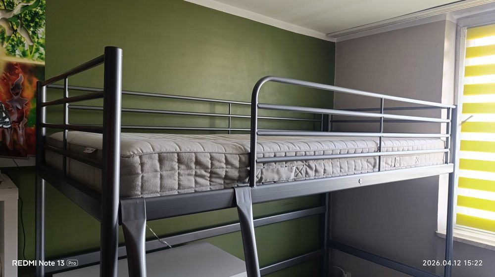 Łóżko na antresoli SVARTA Ikea