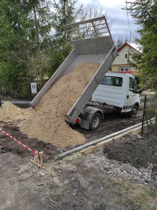 Usługi minikoparką - Wywrotką 3,5t. Utwardzanie terenu.