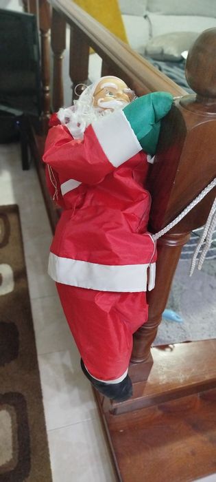 Pai Natal decorativo tamanho grande – como novo!