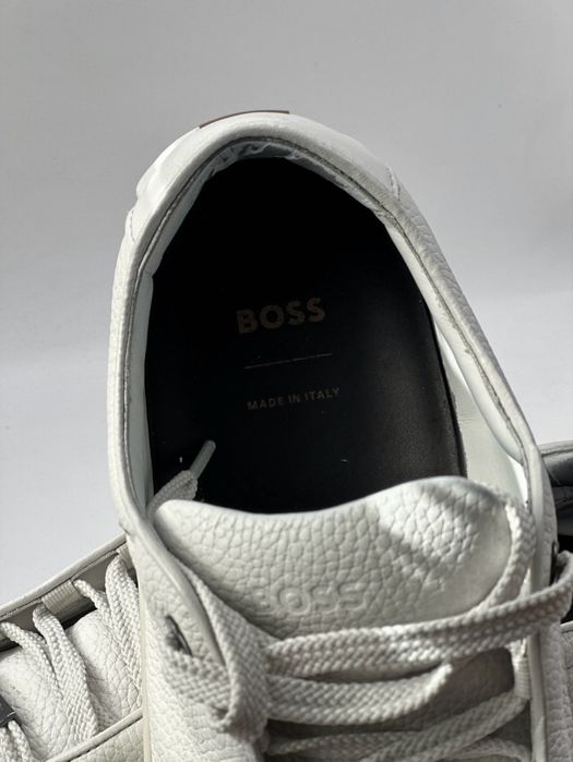 Кожаные кеды Boss отличное состояние, оригинал