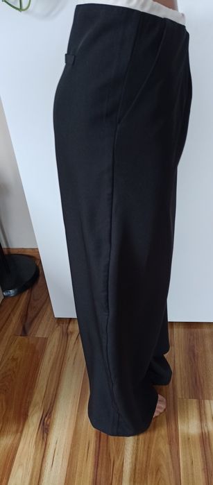 Spodnie czarne plussize ściagane trokiem Exstro & Wert