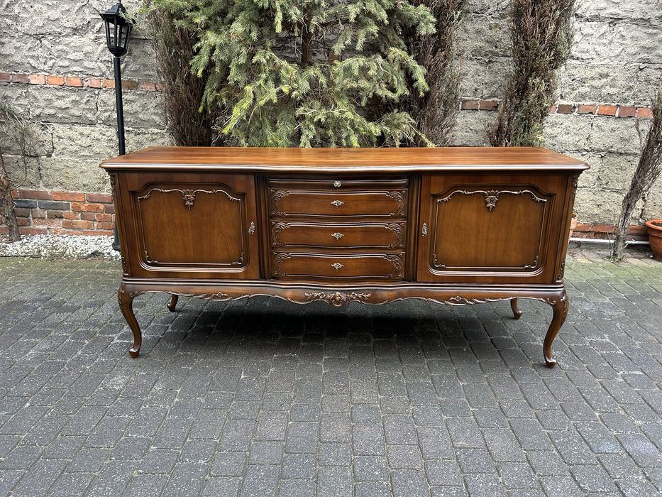 Stylowa Komoda Ludwikowska Ludwik Warrings Stolik TV RTV Po Renowacji