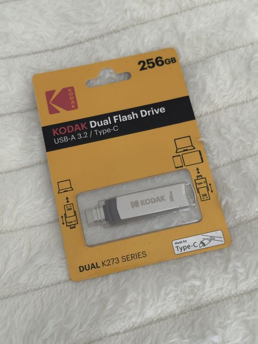 PenDrive dysk pamieci Dual Flash USB-A / USB-C Kodak 256GB