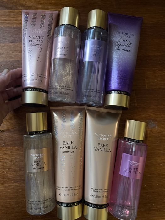 Оригінал лосьйон міст спрей мист Вікторія Сікрет VS Victoria's secret ваніль bare vanilla шимер