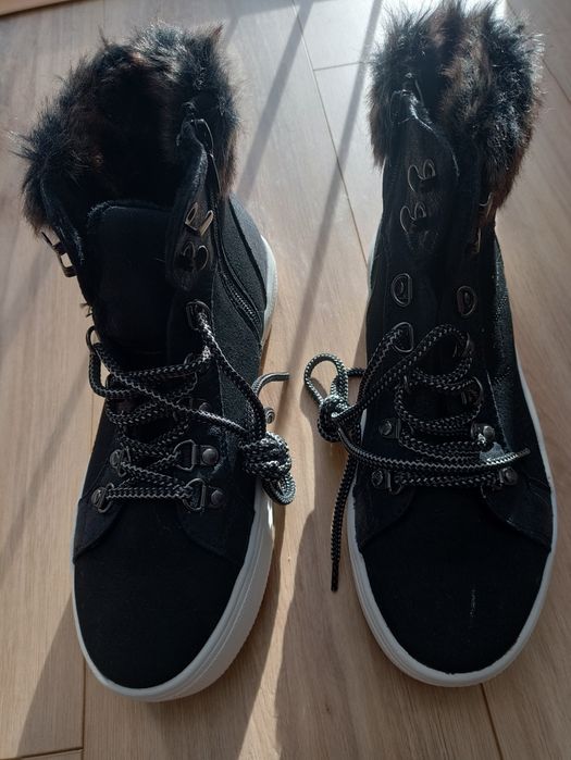 Buty damskie jesienne , czarne, rozmiar 40