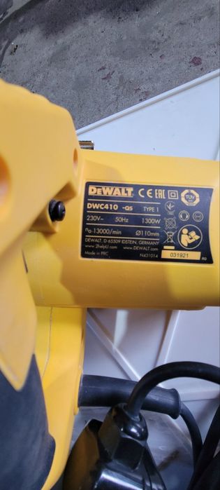 DeWALT DWC410 ручной плиткорез\220v\мокрый рез под 90 и 45