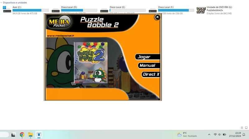 Puzzle Bobble 2 para PC em Bom estado geral