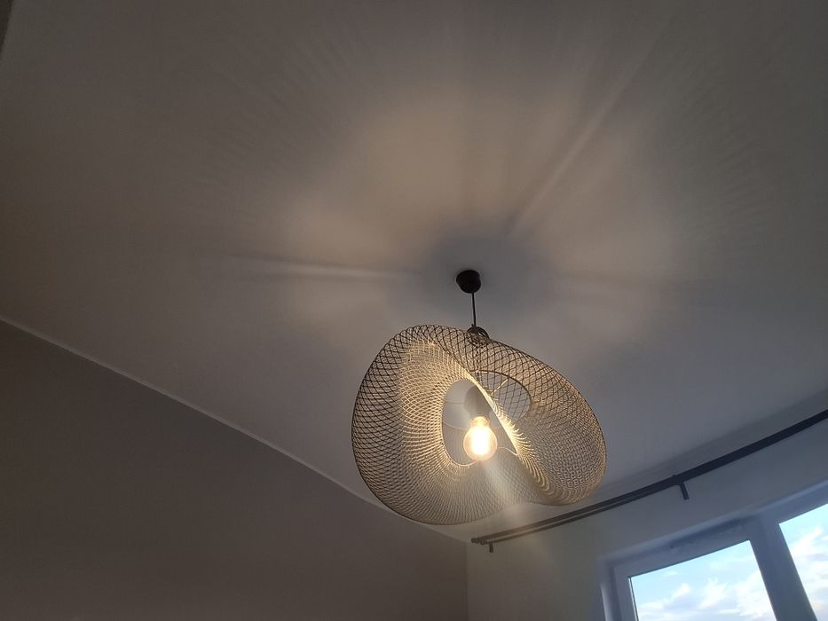 2 x Lampa sufitowa czarna metal
