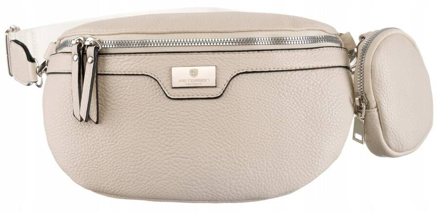 pojemna saszetka damska na szerokim pasku - peterson