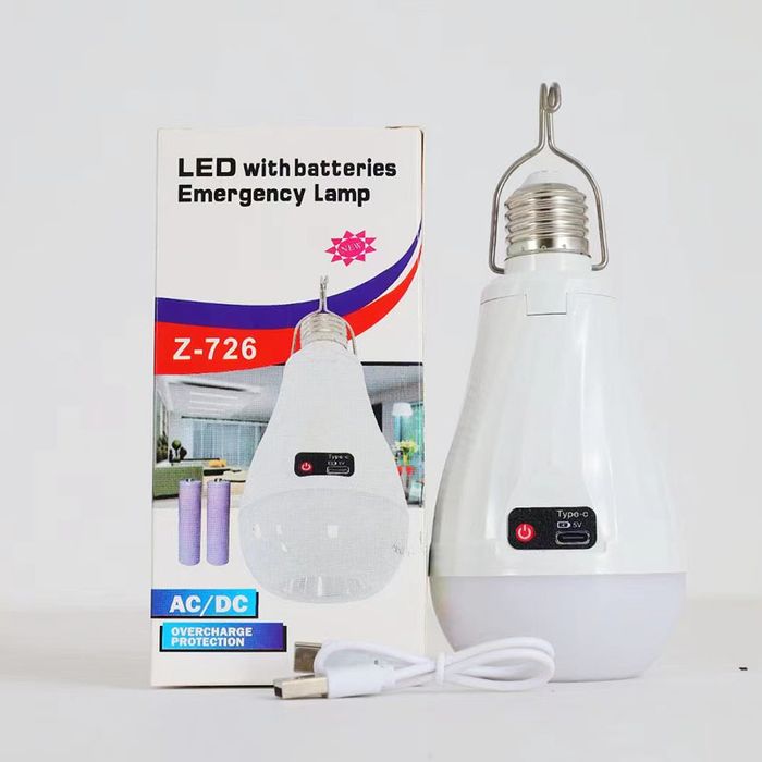 Лампочка-фонарик з акумулятором, Підвісна лампа з фонариком 2в1