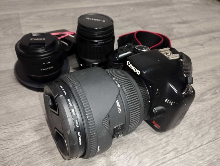 Продам  комплект фотоапарат canon EOS rebel Xsi +24-70 f2.8