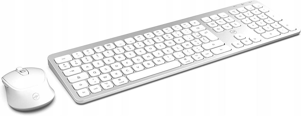 zestaw klawiatura+mysz mobility lab azerty biała opis