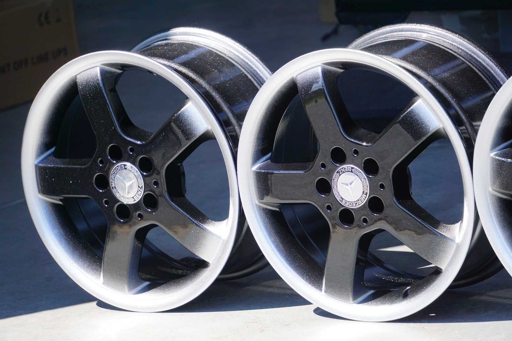 Alufelgi R.O.D Rondell 5x112 8Jx17 et35 czarne cieniowane do srebra
