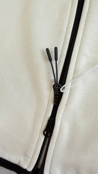 Full Zip Nike Tech Fleece White