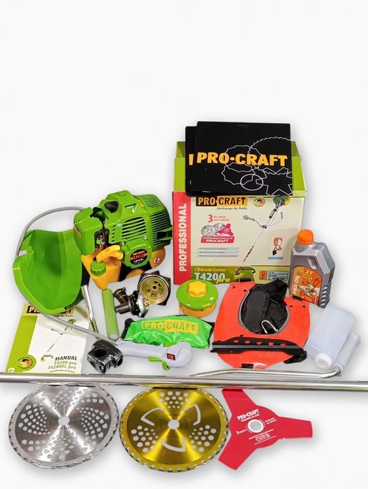Коса бензинова Procraft T4200 PRO.+ 1л.2т мастила.
