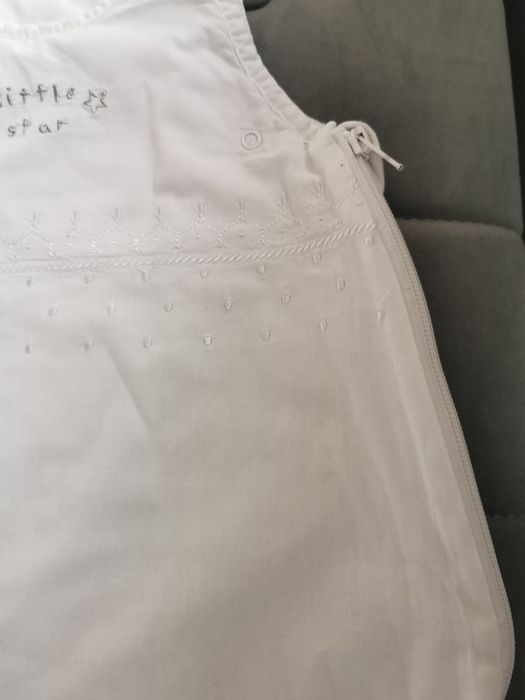 Śpiworek niemowlęcy biały