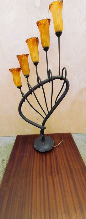 Candeeiro Teto Lira tipo Lustre Art Nouveau " art deco"