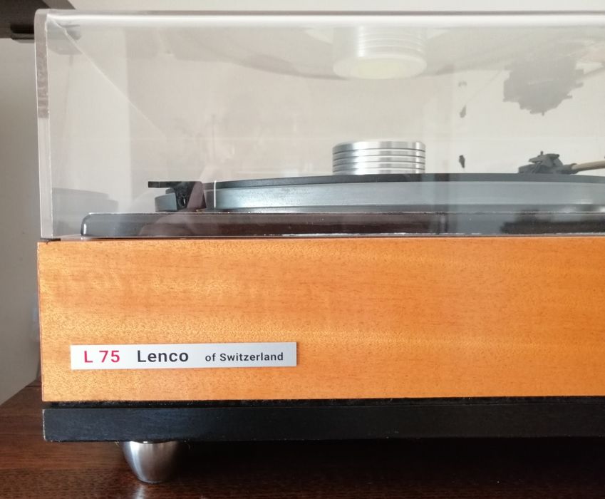 Gira-discos L 75 Lenco braço SME series III