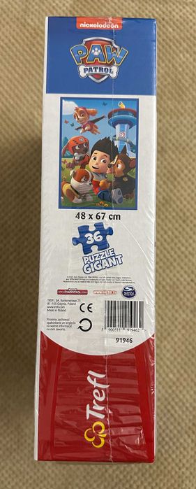 Trefl puzzle gigant 36 el. 48x67cm  Psi Patrol 2w1