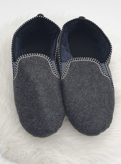 Bambosze męskie 43 nieocieplane papcie ciapy filcowe z gumką42,41,44