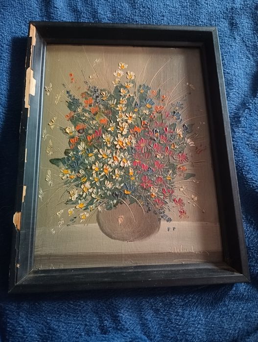 Obrazy kwiaty w wazonie