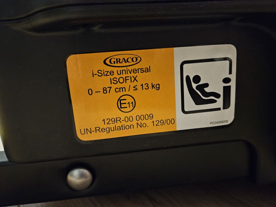Fotelik isofix Graco Snugride i-Size z bazą 0-13 kg stan BDobry