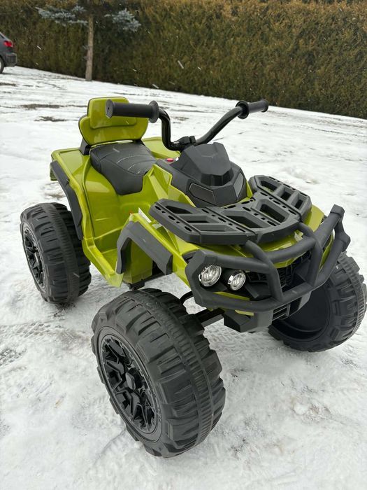 ATV Zielony quad elektryczny dla dziecka na akumulator 12V EVA