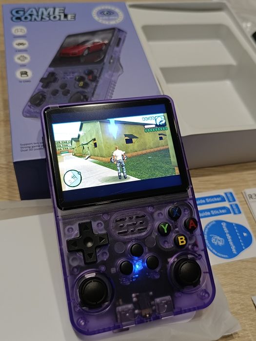 Konsola przenośna r36s ORYGINAŁ+ Etui + Folia NOWA Gameboy PS1 Pegasus